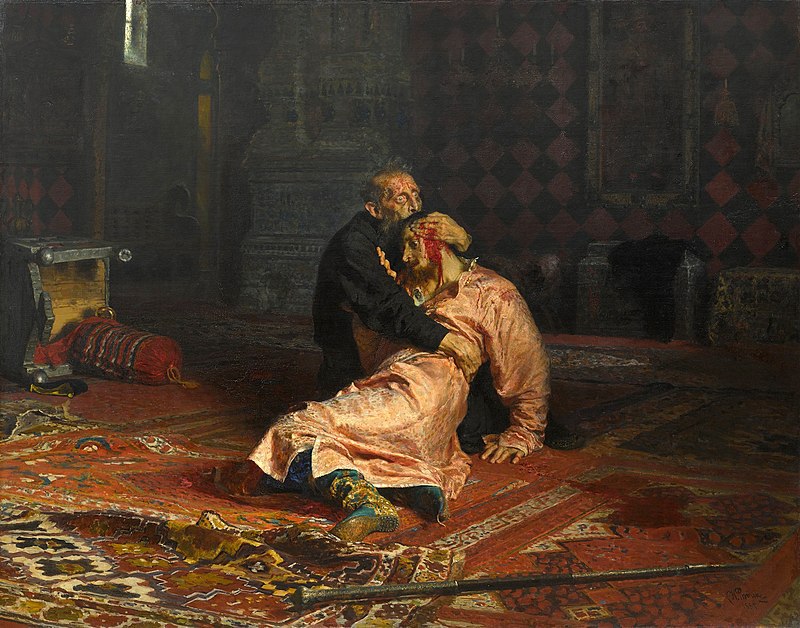 В Третьяковке завершилась реставрация картины Репина «Иван Грозный и сын его Иван»